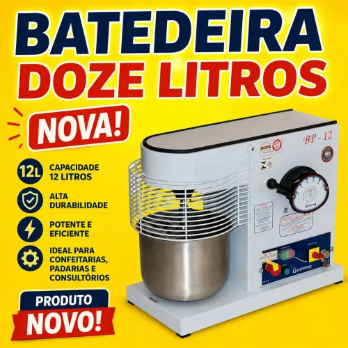 Batedeira industrial 12litros