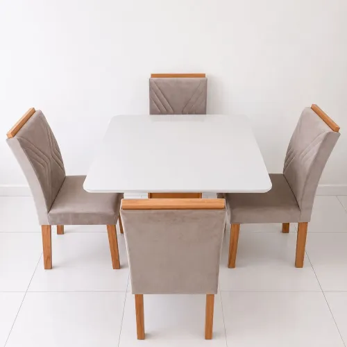 Mesa Napoli Tempo de vidro