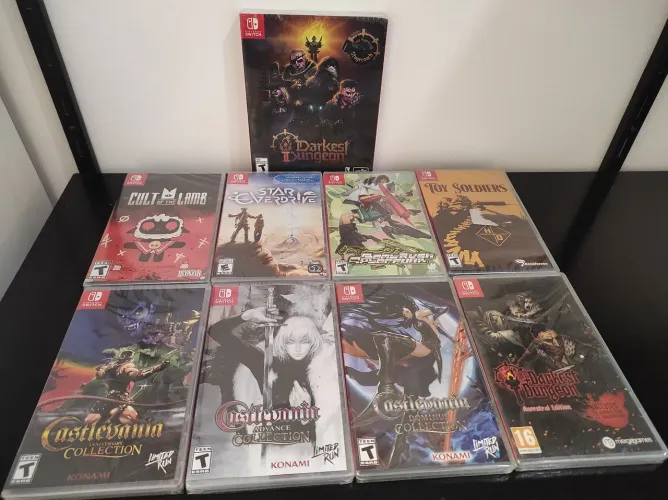 Jogos de Nintendo Switch lacrados (Limited Run e outros jogos raros)