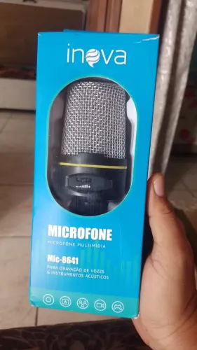 Microfone usb para lives e youtuber portátil