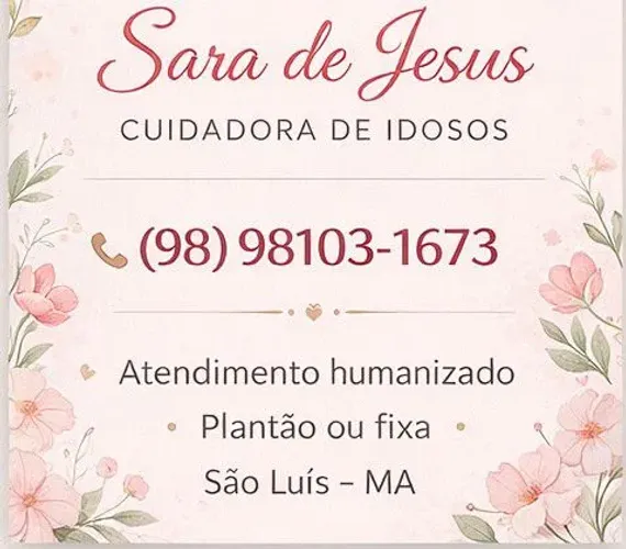 Cuidadora de idoso disponível