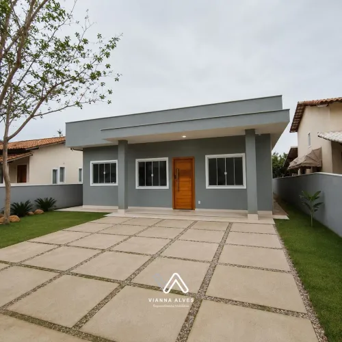 Casa em Estilo Contemporâneo no Condomínio Vale das Orquídeas, Maricá