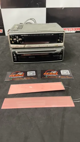 Conjunto pioneer carrozzeria cds p300 Meh p707 md