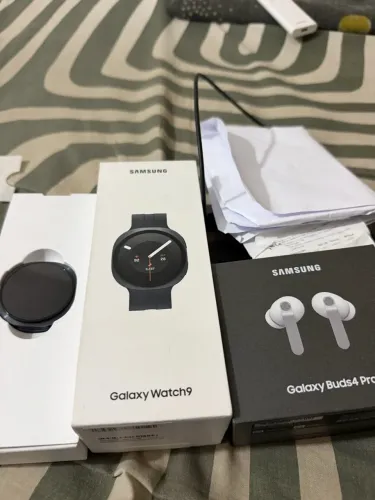 Samsung Galaxy Watch 9 LTE 44 mm fone de ouvido Galaxy bude 4pró