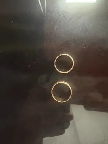 Aliança Rommanel banhada a ouro 18k Cód. 510916 