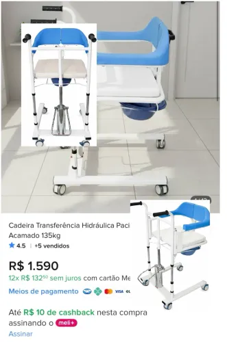 Cadeira transferência