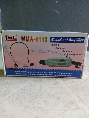 Amplificador de voz JWL, a pilha.