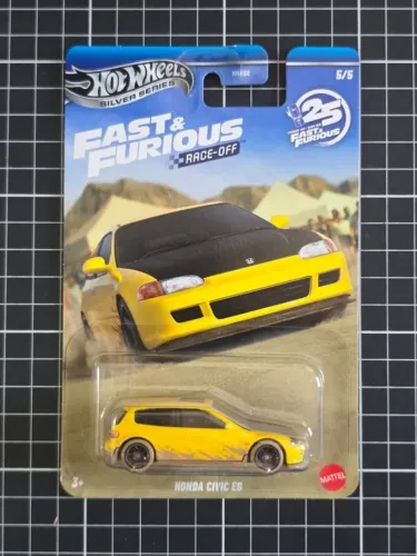 Honda Civic EG (Exclusivo SET) - Hot Wheels Temático Velozes e Furiosos