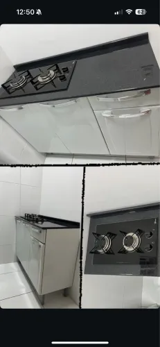 Fogão Cooktop completo.