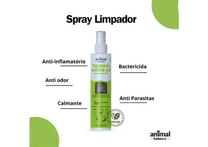 Spray Limpeza Seca Pet Animal Balance