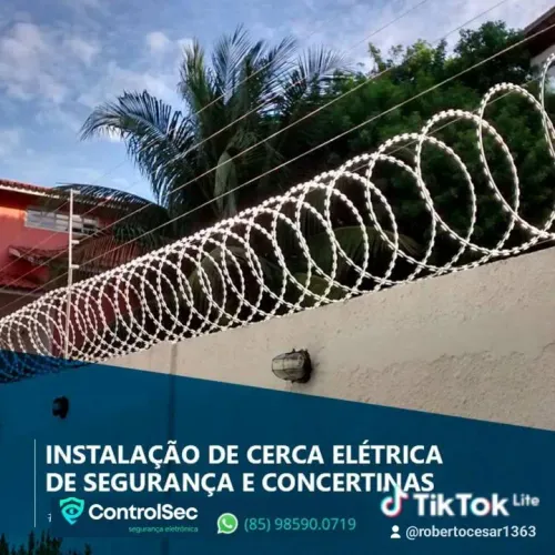 Cerca elétrica segurança elétrica