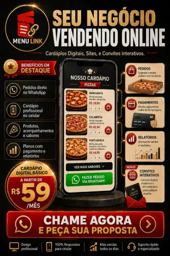 Seu negócio vendendo online: cardápios, sites e Convites interativos profissionais
