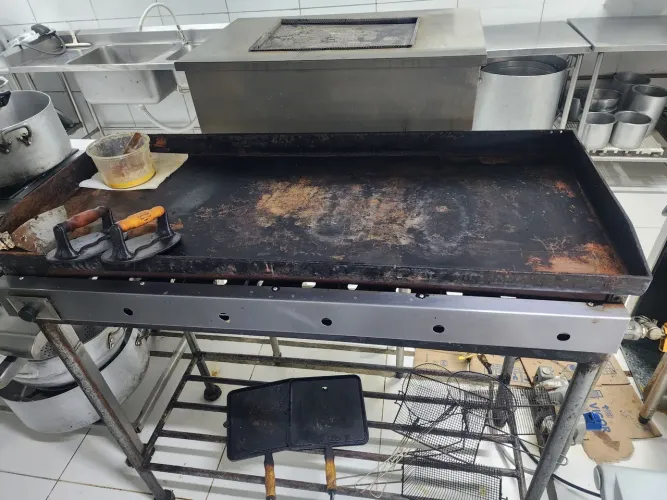 Chapa para restaurantes e lanchonetes 