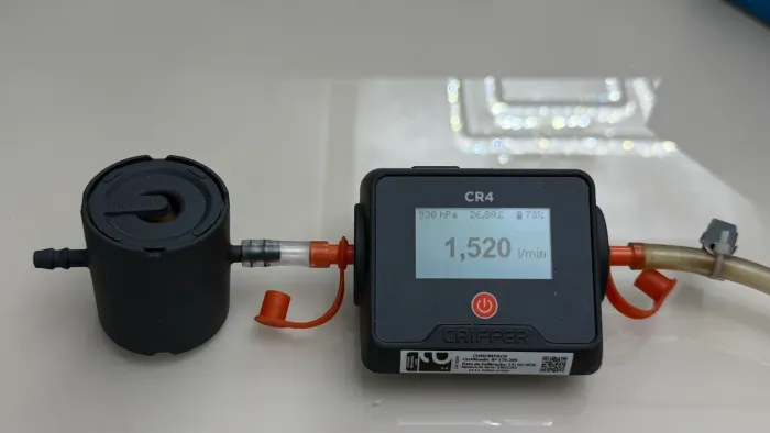 Calibrador digital para bomba de amostragem