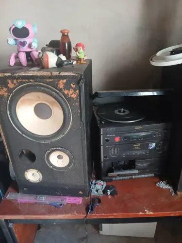 Relíquia! Som Vintage Philips AS 425 - Tudo Funcionando 100%