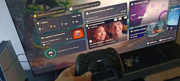 Controle Ps5 Preto (com garantia)
