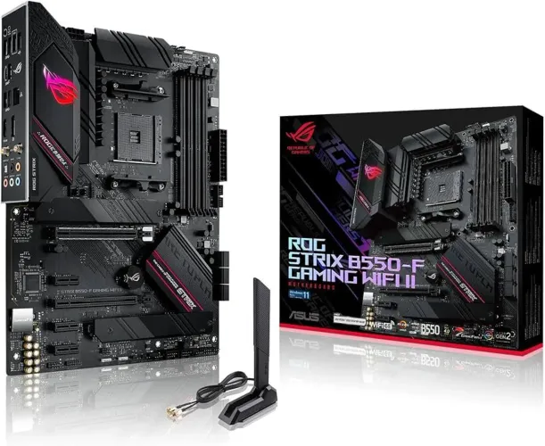 Placa Mãe ATX AM4 ASUS ROG STRIX B550-F Gaming Wi-fi II