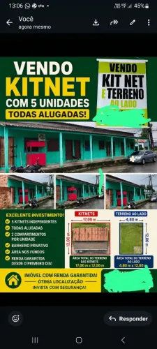 Vendo 5 kitinets e um terreno PAAR