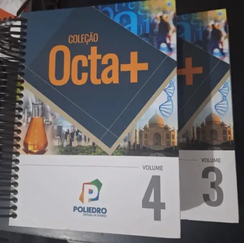 Apostilas Poliedro coleção Octa+ Volumes 3 e 4