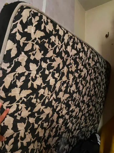 Cama de casal Box+ colchão de espuma 