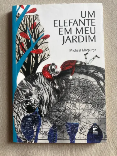 Livro um elefante em meu jardim