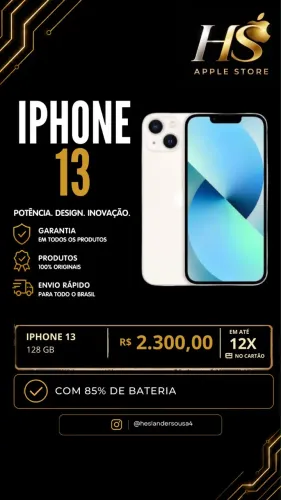iPhone 13 128 GB Branco 
