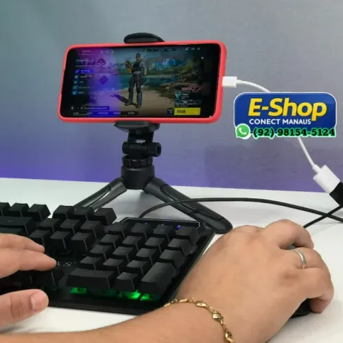 Kit Gamer mobilador com led para jogos no celular - Entrega das 9 até 22hrs