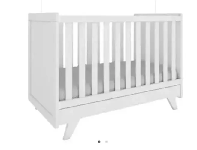 Berço mini cama retrô duas + colchão