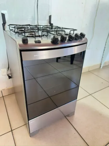FOGÃO BRASTEMP C/GRILL INOX