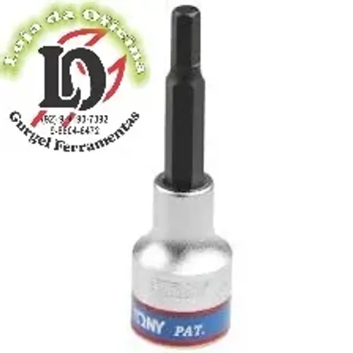 Soquete hexagonal ( allen) 5mm longo - King Tony-KT412005