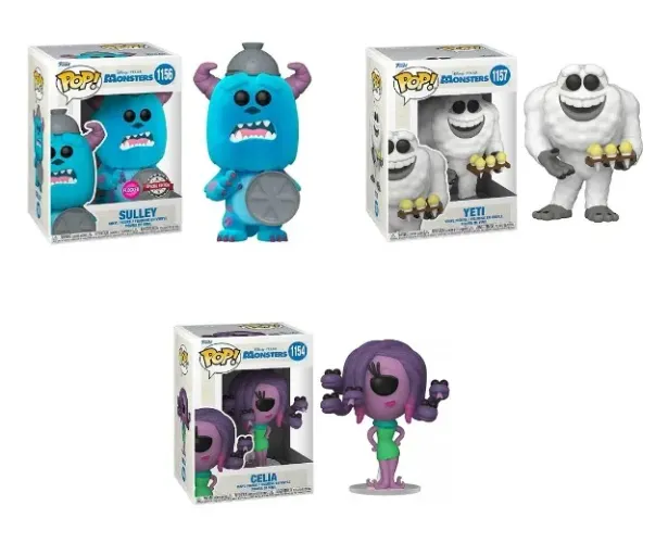 Conjunto Funko Pop Monstros S.A