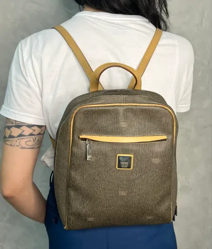 MOCHILA VICTOR HUGO ORIGINAL EM COURO LEGÍTIMO