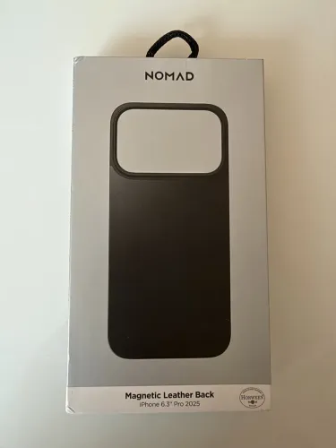 Capa de couro iPhone 17 pro Nomad Original magnética
