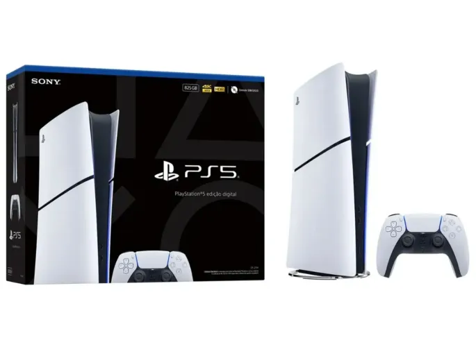 Ps5 slim 825gb digital na garantia