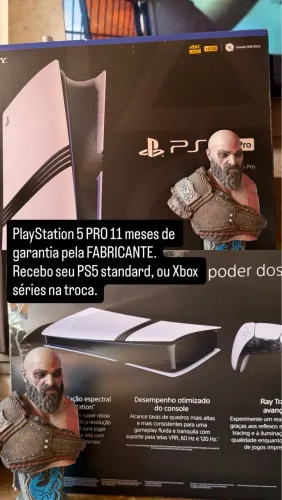 PS5 PRO SEMIZERO COM GARANTIA. Recebo seu PS5 na troca.