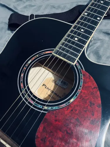 Violão Eletroacústico Giannini Performance GF-1M CEQ BK