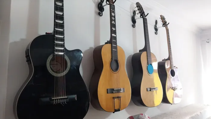 Violão gianinni eletroacustico flat black cutway