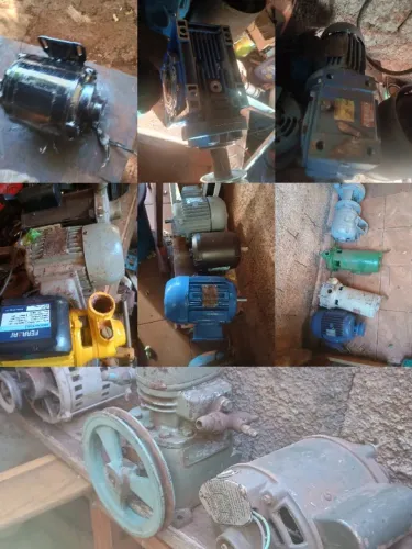 Vários motores elétricos 