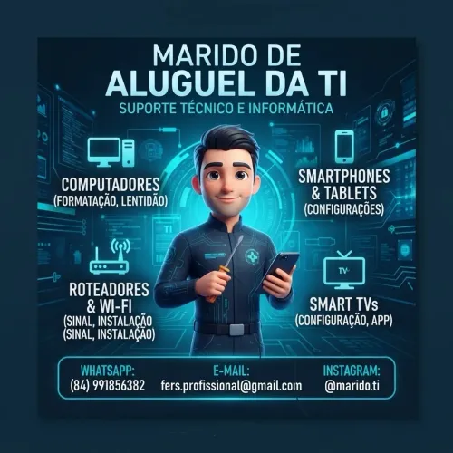 Suporte Técnico de Informática à Domicílio - Zona Sul de Natal e região