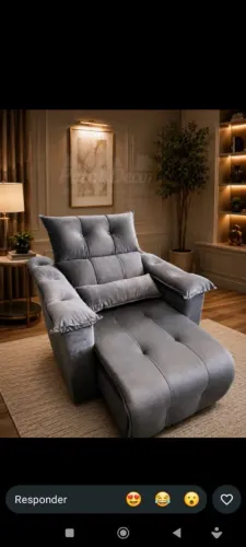 Poltronas reclinável e retrátil