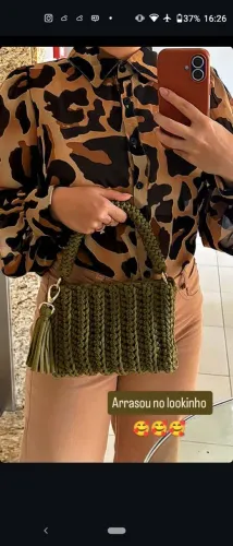 Bolsa crochê