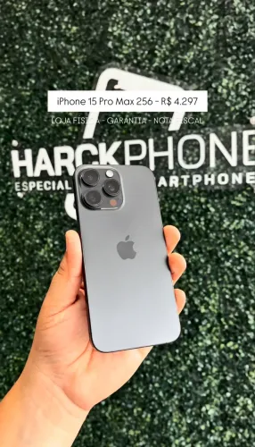 iPhone 15 pro Max 256 - Loja Física - Nota fiscal