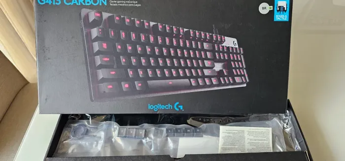 Teclado Logitech G413 Carbon Swith Blue