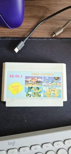 Cartucho dynavision 60 pinos nes - 82 in 1 Turbo cartridge funcionando
