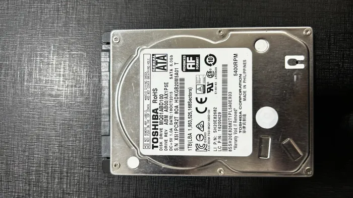 HD/ 1 Terabyte Toshiba