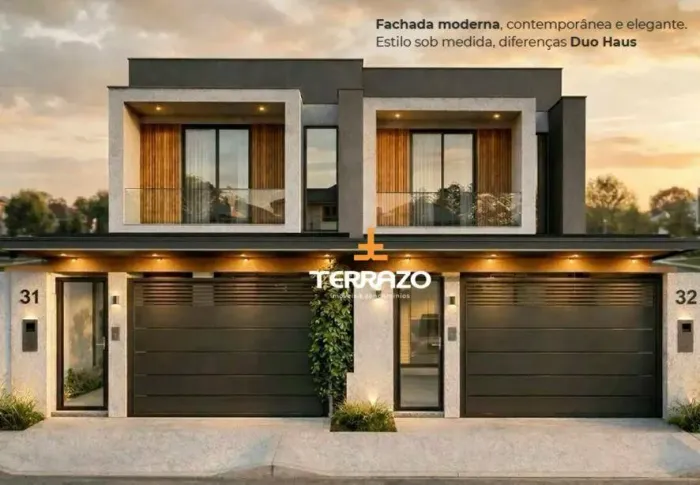 Casa duplex nova de 137 m² no Jardim Belvedere Duo Haus Residence & Design