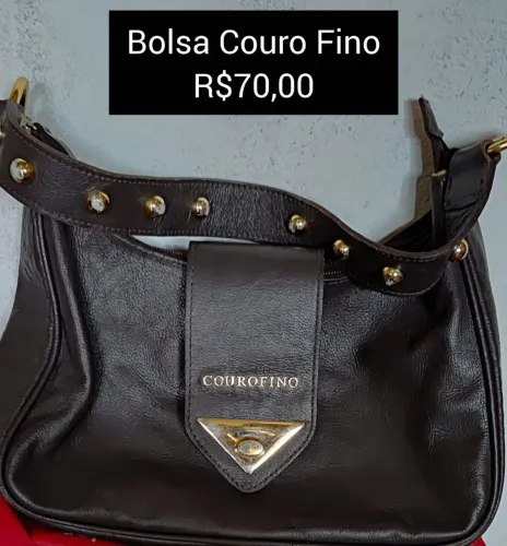Bolsa Couro fino