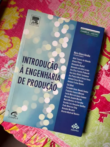 Vende-se o livro INTRODUÇÃO A ENGENHARIA DE PRODUÇÃO