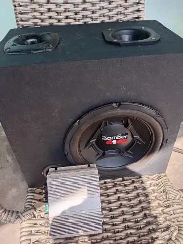 Som automotivo com o módulo