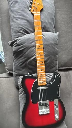 Guitarra SX VTG Series Custom Handmade - Telecaster - Vermelho Sunburst